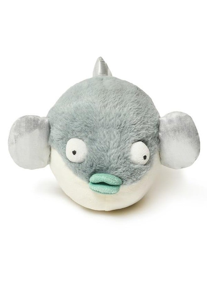 Mi Arcus Puffer Fish Soft Plush Toy Green- Height 16 cm - Image 2